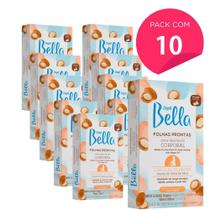 Kit 160 Folhas Prontas de Depilação Corporal com Óleo de Argan Depil Bella 10cx 16un Kit 160 Folhas Prontas de Depilação Corporal com Óleo de Argan Depil Bella 10cx 16un
