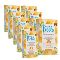 Kit 160 Folhas Prontas Depilação Corporal Pernas Braços Depil Bella Mel 10cx Kit 160 Folhas Prontas Depilação Corporal Pernas Braços Depil Bella Mel 10cx