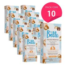 Kit 160 Folhas Prontas Depilação Facial com Óleo de Argan Depil Bella 10cx 16un