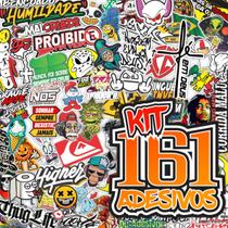Kit 161 Adesivos Mega Cartelas Pra Moto Bike Carro DuAdesivo