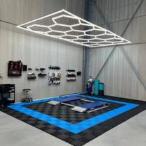 KIT 16UN PISO ESTRADO MODULAR GARAGEM AUTOMOTIVA 33x33
