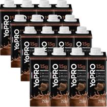 Kit 16x YoPRO bebida láctea UHT 250ml Danone - 15g de proteínas