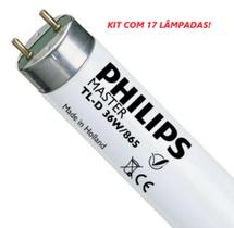Kit 17 Lâmpada Fluorescente Tl-d 36w Fria 1sl/25 Philips Kit 17 Lâmpada Fluorescente Tl-d 36w Fria 1sl/25 Philips