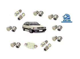 Kit 17 Lâmpadas Led Gol, Parati, Voyage, Saveiro Quadrado