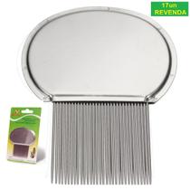 Kit 17 Pente Fino Inox Piolho Aço Ferro Extrator Lêndeas Atacado Kit 17 Pente Fino Inox Piolho Aço Ferro Extrator Lêndeas Atacado