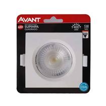 Kit 17 Spot Led Cob Embutir Quadrado 5W Supimpa Avant 3000k
