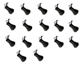 Kit 17 Spot Trilho Perfilado Eletro calha Par20 Bulbo OL3