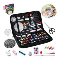 Kit 172 Pcs Costura Rápido Estojo Linhas Agulhas Alfinetes