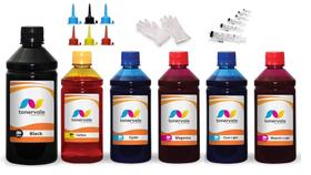 Kit 1750ml De Tinta Compatível Para Epson L800 T673