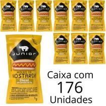 Kit 176 Un Molho De Mostarda Junior Em Sachê De 7g Para Restaurante Hotel Pousada Lanchonete