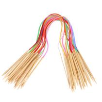 Kit 18 Agulhas De Tricô Circular 40 Cm Bambu Kit 18 Agulhas De Tricô Circular 40 Cm Bambu