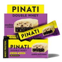 Kit 18 Barra PINATI Double Whey 15g Cookies & Cream 50g Kit 18 Barra PINATI Double Whey 15g Cookies & Cream 50g