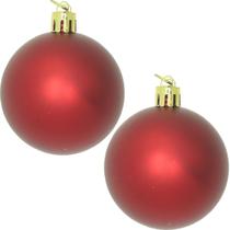 Kit 18 Bolas Vermelha Natal Decoração Árvore De Natal 55mm Kit 18 Bolas Vermelha Natal Decoração Árvore De Natal 55mm