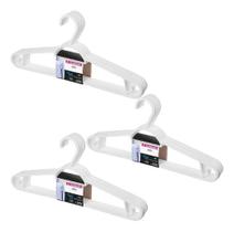 Kit 18 cabides branco sanremo pr9105/6-2