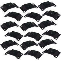 Kit 18 Chapinhas Chapa Elevada Fixação Pés Palito Rosca 5/16 Preto G59 Kit 18 Chapinhas Chapa Elevada Fixação Pés Palito Rosca 5/16 Preto G59