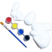 Kit 18 Coelhos Com Ovos Páscoa Em Isopor Para Pintar Tintas Kit 18 Coelhos Com Ovos Páscoa Em Isopor Para Pintar Tintas