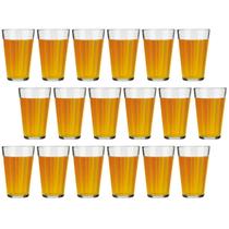 Kit 18 Copo Americano Vidro Long Drink 450ml Cristal Nadir