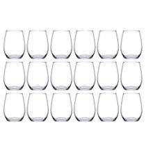 Kit 18 Copos De Vidro Transparente Redondo Amber 440ml Kit 18 Copos De Vidro Transparente Redondo Amber 440ml