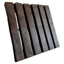 Kit 18 Deck De Plástico Imbuia Àreas externas Box 30X30 Cada