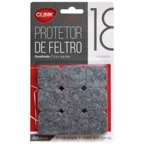 Kit 18 Feltro Adesivo Protetor De Móveis Pé De Sofá Cadeira e Mesa - CLINK Kit 18 Feltro Adesivo Protetor De Móveis Pé De Sofá Cadeira e Mesa - CLINK
