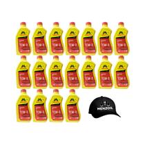 Kit 18 Litros Óleo TCW3 Menzoil 2T Motores de Popa + 01 Boné