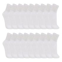 Kit 18 pares de meia esportiva cano medio original trifil nf