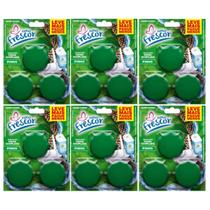 Kit 18 Pedras Pastilha Caixa Acoplada Triplo 45G Pinho Novo Frescor