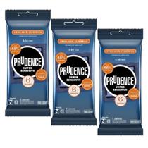 Kit 18 Preservativo Camisinha Prudence Super Sensitive sensação de que você não está usando nada