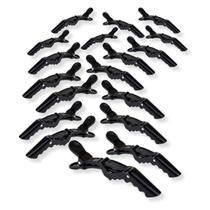 Kit 18 Presilhas Prendedor De Cabelo Bico Jacaré Crocodilo