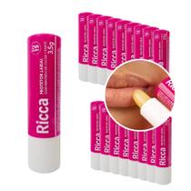 Kit 18 Protetores Labiais Manteiga Cacau Karité Fps15 Ricca