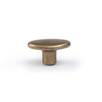 Kit 18 Puxador Oval Para Porta Gaveta Puxador Ouro Velho