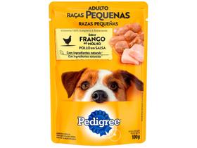 Kit 18 Sachê Pedigree Raças Pequenas Frango ao Molho 100g Kit 18 Sachê Pedigree Raças Pequenas Frango ao Molho 100g