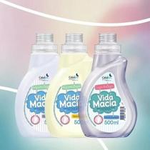 Kit 18 Vida Macia 6 Lava Roupa 12 Amaciante Amêndoa Camomila 500ml