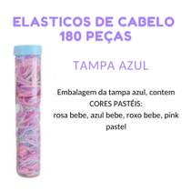 kit 180 Elásticos colorido Pequenos De Silicone Para Cabelo/ liguinha elastico para cabelo /rabico