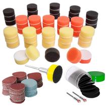 Kit 187 Acessórios De Polir Cortar Lixar Para Mico Retíficas Kit 187 Acessórios De Polir Cortar Lixar Para Mico Retíficas