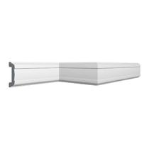 Kit 18m Linear Roda Meio Perfil de Poliestireno CW13 Branco Homestar