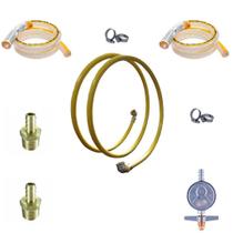 Kit 18M Tubo Pex Gás Multicamadas 16mm + Conexões Completa