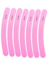 Kit 18Un Lixa Rosa Buffer Reta Alongamento Polir 100/180