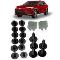 Kit 19 Grampo Presilha Parabarro Diant Corolla Cross 21/23
