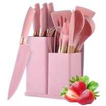 Kit 19 Peças Jogo de Utensílios de Cozinha em Silicone Completo Antiaderente e Resistente ao calor Kit 19 Peças Jogo de Utensílios de Cozinha em Silicone Completo Antiaderente e Resistente ao calor