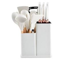 Kit 19 Utensílios de Cozinha Silicone Tábua Faca Pegador Batedor Espátula 099 Kit 19 Utensílios de Cozinha Silicone Tábua Faca Pegador Batedor Espátula 099