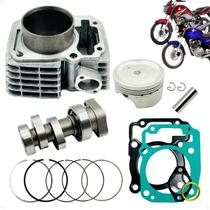 Kit 190cc CG Titan 150 Fan Cilindro Aneis+ Comando Preparado
