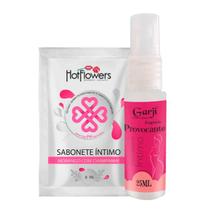 KIT 1Desodorante Íntimo 25ml Garji + 1 SACHE Sabonete Íntimo HotFlowers 8ml KIT 1Desodorante Íntimo 25ml Garji + 1 SACHE Sabonete Íntimo HotFlowers 8ml