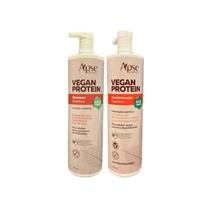 Kit 1L Profissional Vegan Protein Shampoo e Condicionador - Apse