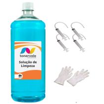 Kit 1L Solução de Limpeza Para HP 7610 7110 7612 7510