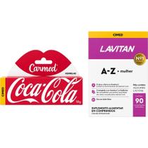 Kit 1Lavitan A-Z + Mulher C/90 Comprimidos+1 Carmed Vermelho Kit 1Lavitan A-Z + Mulher C/90 Comprimidos+1 Carmed Vermelho