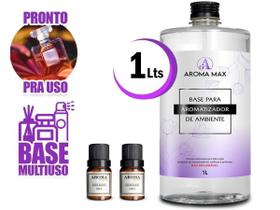 Kit 1Lt Base + 2 Essencia Faça Você Mesma Seu Aromatizador