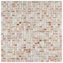 Kit 1m² Pastilha de Vidro 30cm x 30cm Branco Glass Mosaic Kit 1m² Pastilha de Vidro 30cm x 30cm Branco Glass Mosaic