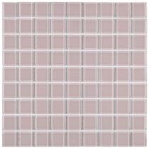 Kit 1m² Pastilha de Vidro Cristal 30cm x 30cm Rosa/Bebê Glass Mosaic Kit 1m² Pastilha de Vidro Cristal 30cm x 30cm Rosa/Bebê Glass Mosaic
