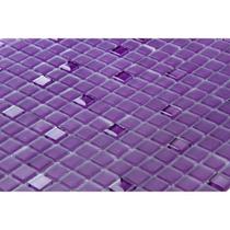 Kit 1m² Pastilha de Vidro Cristal 30cm x 30cm Roxo/Lilás Escuro Glass Mosaic Kit 1m² Pastilha de Vidro Cristal 30cm x 30cm Roxo/Lilás Escuro Glass Mosaic